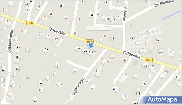 Wieliczka, Gdowska, 21A, mapa Wieliczka