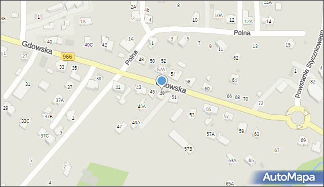 Wieliczka, Gdowska, 49, mapa Wieliczka