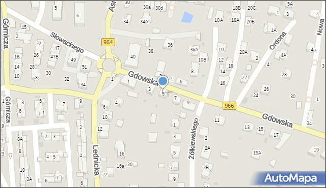 Wieliczka, Gdowska, 5, mapa Wieliczka