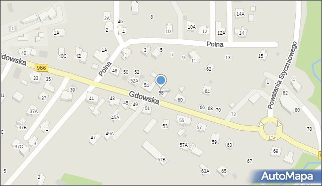 Wieliczka, Gdowska, 58, mapa Wieliczka