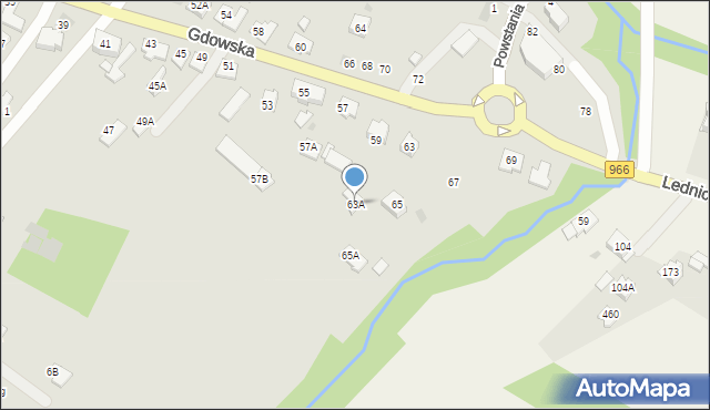 Wieliczka, Gdowska, 63A, mapa Wieliczka