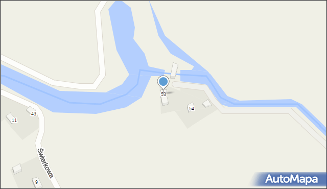 Wiślina, Gdańska, 53, mapa Wiślina