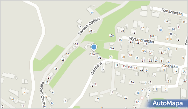 Zakroczym, Gdańska, 24b, mapa Zakroczym