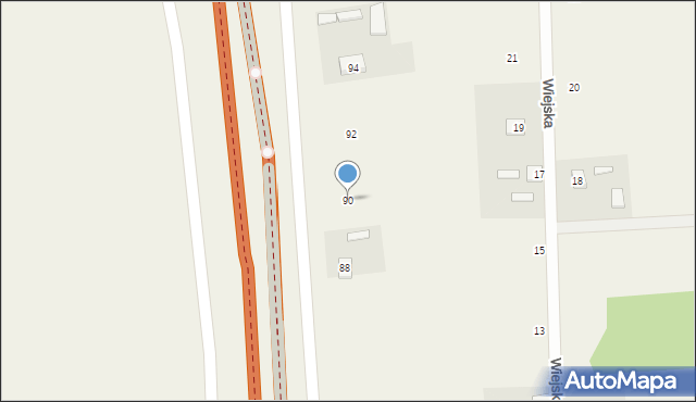 Załuski, Gdańska, 90, mapa Załuski