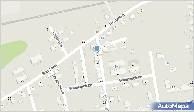 Złocieniec, Gdyńska, 6, mapa Złocieniec