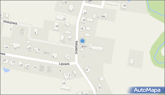 Żukczyn, Gdańska, 16, mapa Żukczyn