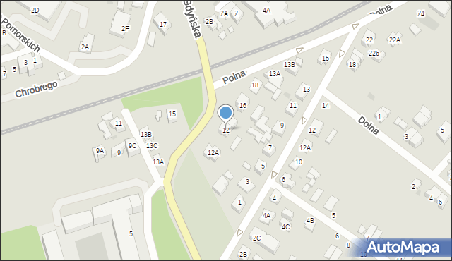 Żukowo, Gdyńska, 12, mapa Żukowo