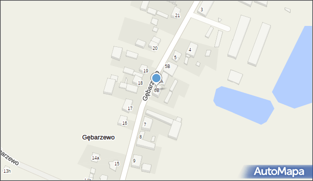 Gębarzewo, Gębarzewo, 6B, mapa Gębarzewo