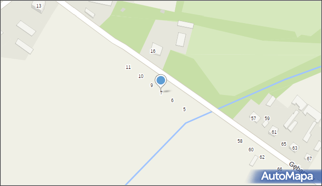 Gębarzów, Gębarzów, 7, mapa Gębarzów