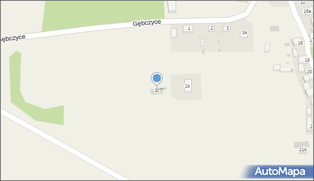 Gębczyce, Gębczyce, 1c, mapa Gębczyce