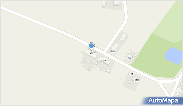 Gębice, Gębice, 41, mapa Gębice