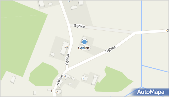 Gębice, Gębice, 2a, mapa Gębice