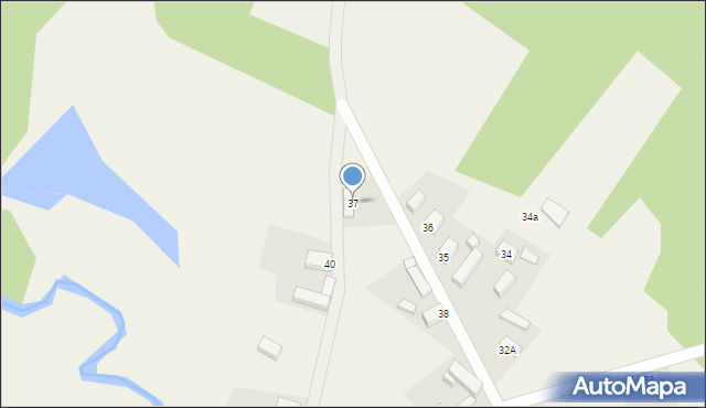 Gębice, Gębice, 37, mapa Gębice