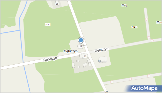 Gębiczyn, Gębiczyn, 19, mapa Gębiczyn