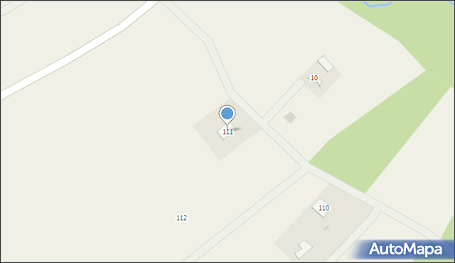 Gębiczyna, Gębiczyna, 111, mapa Gębiczyna