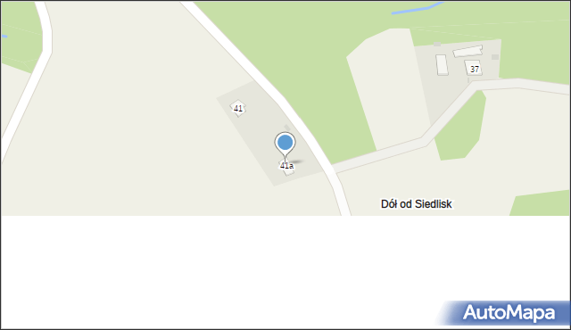 Gębiczyna, Gębiczyna, 41a, mapa Gębiczyna