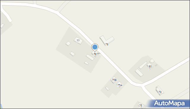 Gębiczyna, Gębiczyna, 76, mapa Gębiczyna