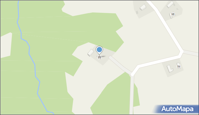 Gębiczyna, Gębiczyna, 89, mapa Gębiczyna