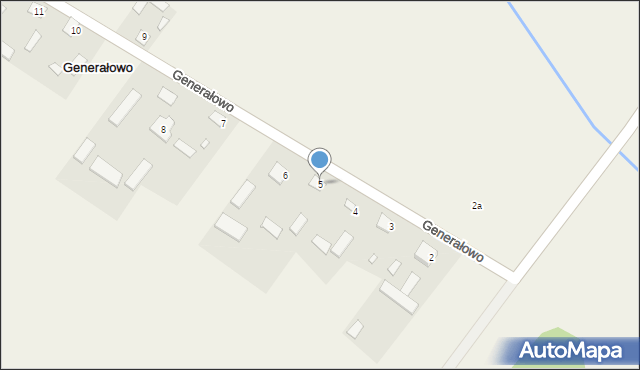Generałowo, Generałowo, 5, mapa Generałowo