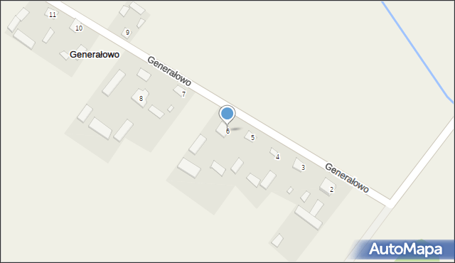 Generałowo, Generałowo, 6, mapa Generałowo