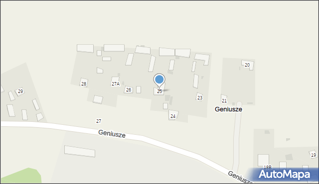 Geniusze, Geniusze, 25, mapa Geniusze