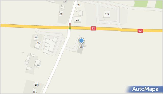 Genowefa, Genowefa, 20c, mapa Genowefa