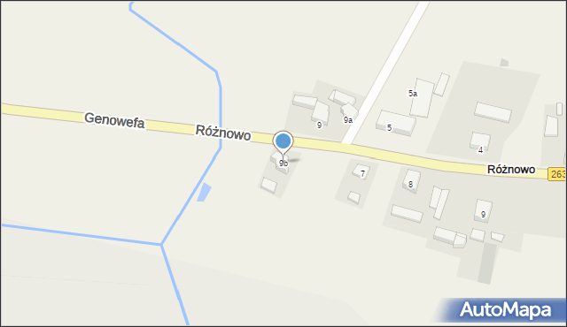 Genowefa, Genowefa, 9b, mapa Genowefa