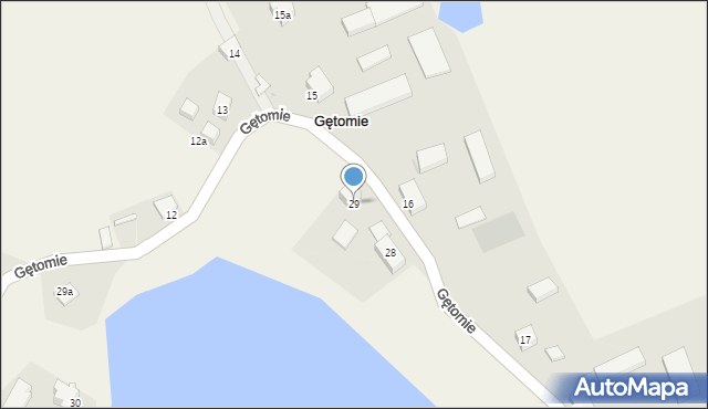 Gętomie, Gętomie, 29, mapa Gętomie