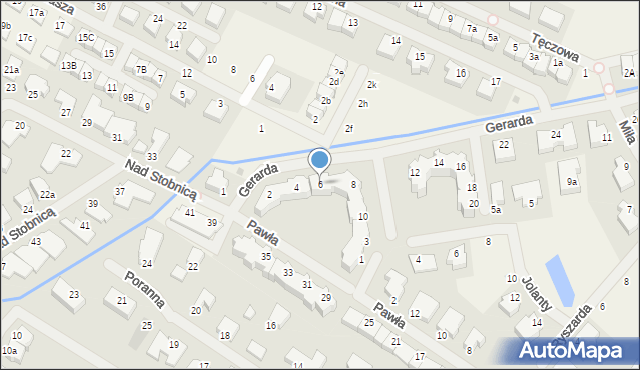 Mierzyn, Gerarda, 6, mapa Mierzyn