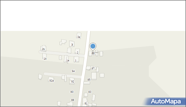 Ozorków, Gębicka, 89, mapa Ozorków