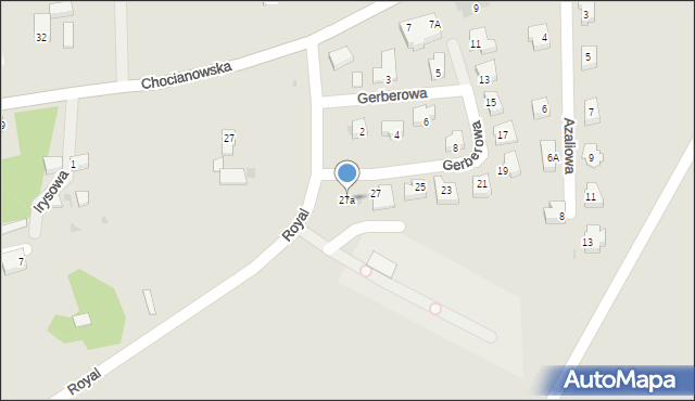 Polkowice, Gerberowa, 27a, mapa Polkowice