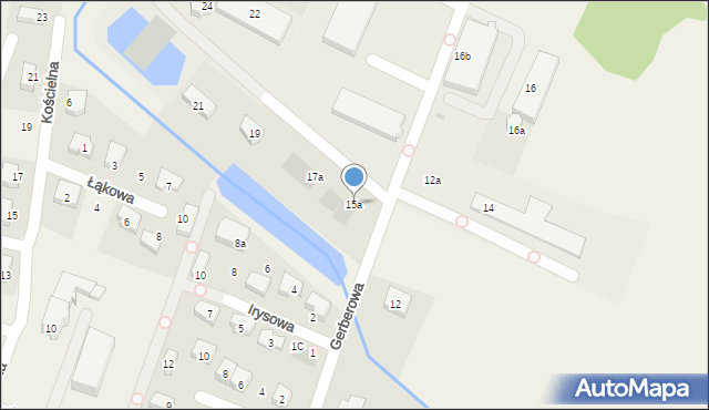 Rotmanka, Gerberowa, 15a, mapa Rotmanka