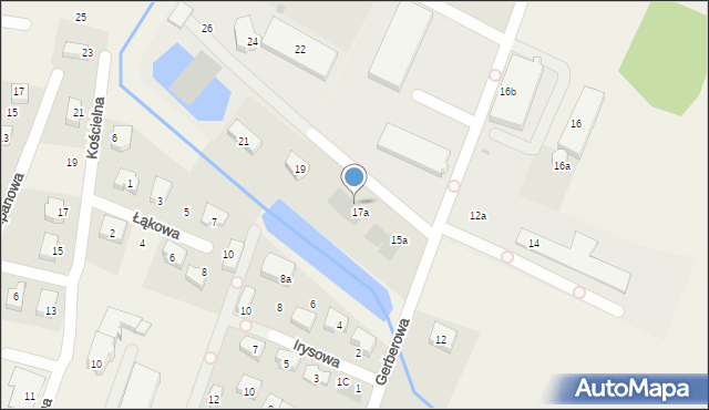 Rotmanka, Gerberowa, 17b, mapa Rotmanka