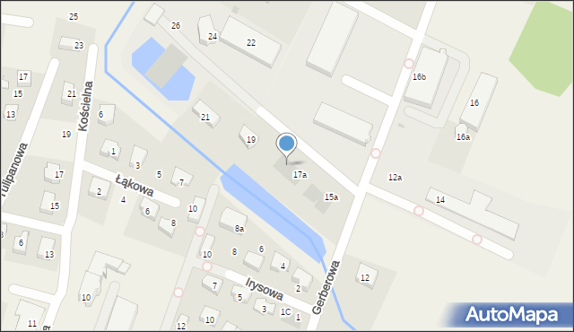 Rotmanka, Gerberowa, 17c, mapa Rotmanka