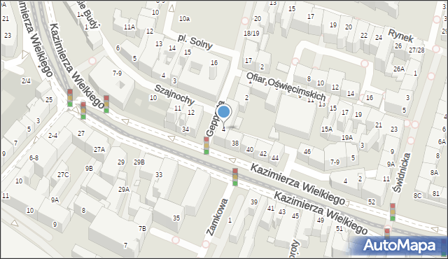 Wrocław, Gepperta Eugeniusza, 4, mapa Wrocławia