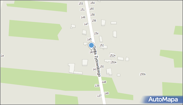 Zduńska Wola, Getta Żydowskiego, 143, mapa Zduńska Wola