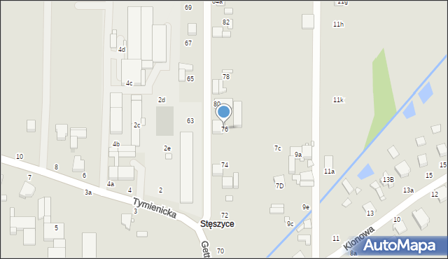 Zduńska Wola, Getta Żydowskiego, 76, mapa Zduńska Wola