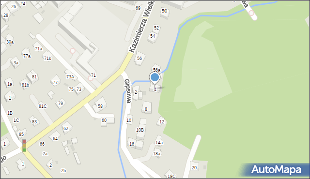 Bochnia, Gipsowa, 4, mapa Bochni