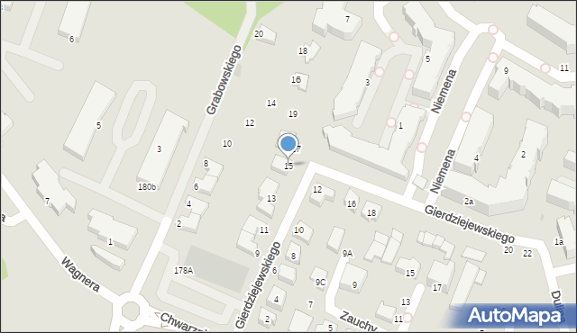 Gdynia, Gierdziejewskiego Wacława, 15, mapa Gdyni