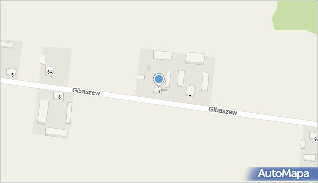 Gibaszew, Gibaszew, 8, mapa Gibaszew