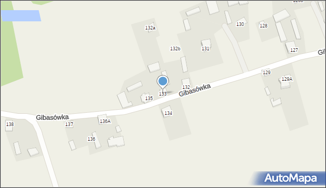 Giby, Giby, 133, mapa Giby