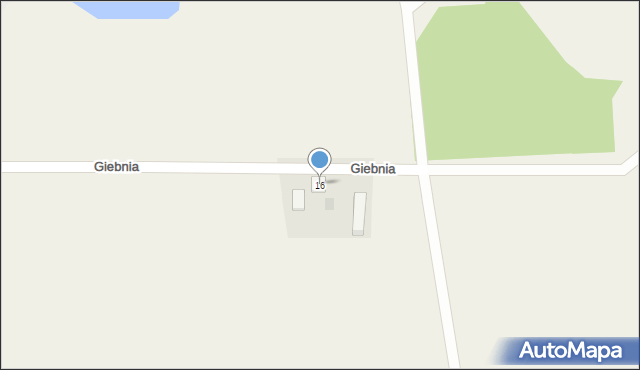 Giebnia, Giebnia, 16, mapa Giebnia