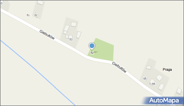 Giebułtów, Giebułtów, 64, mapa Giebułtów