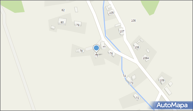 Giebułtów, Giebułtów, 75, mapa Giebułtów