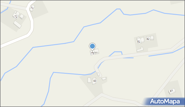 Giebułtówek, Giebułtówek, 73, mapa Giebułtówek