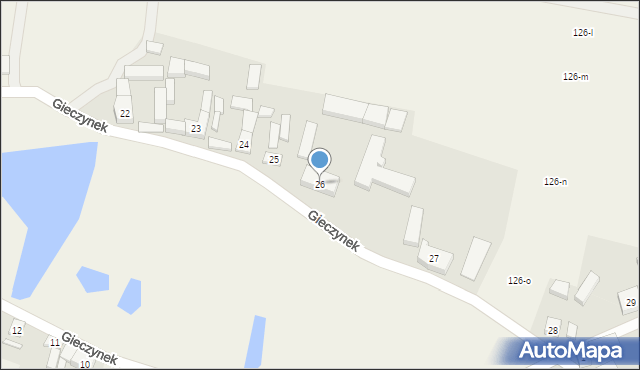 Gieczynek, Gieczynek, 26, mapa Gieczynek