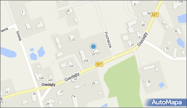 Giedajty, Giedajty, 11, mapa Giedajty