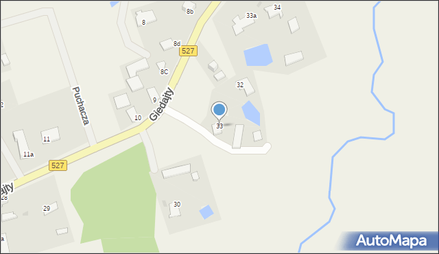 Giedajty, Giedajty, 33, mapa Giedajty