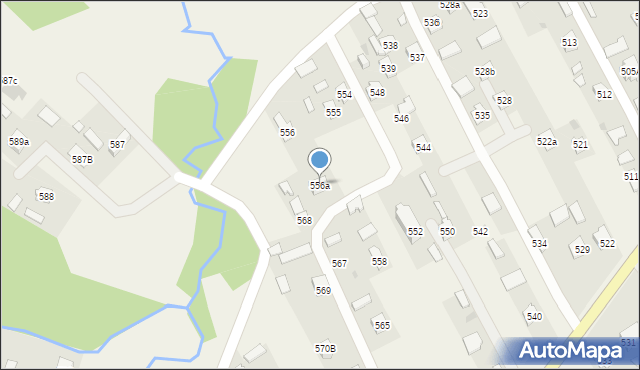 Giedlarowa, Giedlarowa, 556a, mapa Giedlarowa