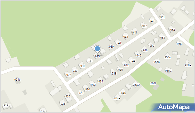 Giedlarowa, Giedlarowa, 935, mapa Giedlarowa